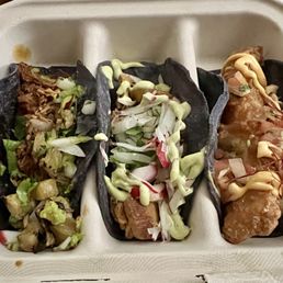 Al pastor, pollo, key west grouper Al pastor, pollo, key west grouper