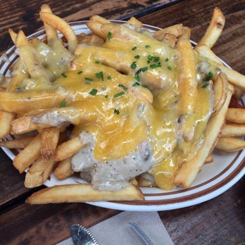 Pine State Biscuits - Fries with mushroom gravy & cheese - Breakfast & Brunch Near Me - Portland, Oregon