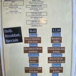 The Grill - Menu