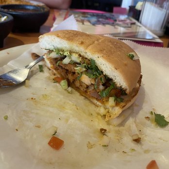 El Rodeo de Jalisco - Al pastor torta - Mexican Near Me - San Antonio, Texas El Rodeo de Jalisco - Al pastor torta - Mexican Near Me - San Antonio, Texas