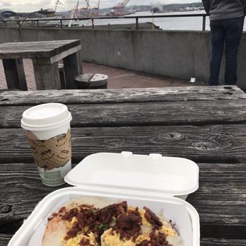 Biscuit Bitch - Easy B*tch with bacon. Grab it to go and walk down to the park next to the market for a perfect breakfast with a view! - Breakfast & Brunch Near Me - Seattle, Washington Biscuit Bitch - Easy B*tch with bacon. Grab it to go and walk down to the park next to the market for a perfect breakfast with a view! - Breakfast & Brunch Near Me - Seattle, Washington