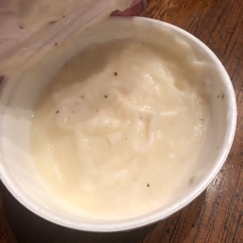 Golden Chick - Mashed potatoes with "no gravy" - Fast Food Near Me - Saginaw, Texas Golden Chick - Mashed potatoes with "no gravy" - Fast Food Near Me - Saginaw, Texas