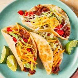 DJ's Kitchen - Crispy beef tacos