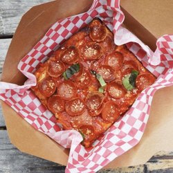 Oregon City Brewing Company - Microkitchen (front patio) Spotlight: Ranch Pizza - Legendary Detroit Style Pizza for Squares that will blow your mind!