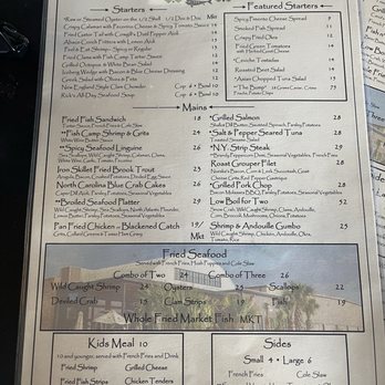 St Augustine Fish Camp - Menu from restaurant - Seafood Near Me - St Augustine, Florida St Augustine Fish Camp - Menu from restaurant - Seafood Near Me - St Augustine, Florida