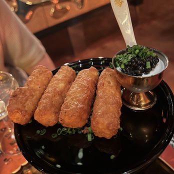 Starlite - Mozzarella sticks with creme fresh and caviar - Cocktail Bars Near Me - San Diego, California Starlite - Mozzarella sticks with creme fresh and caviar - Cocktail Bars Near Me - San Diego, California