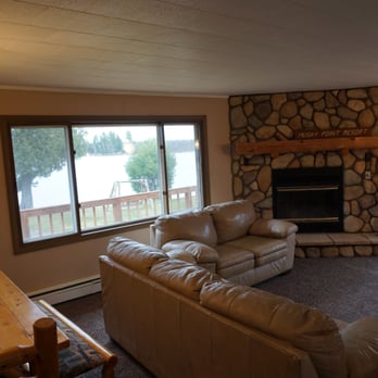 Musky Point Resort - Main House upstairs living area with a view. - Resorts Near Me - Mercer, Wisconsin Musky Point Resort - Main House upstairs living area with a view. - Resorts Near Me - Mercer, Wisconsin