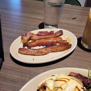 Snooze, an A.M. Eatery - Maple pepper bacon - Breakfast & Brunch Near Me - Austin, Texas Snooze, an A.M. Eatery - Maple pepper bacon - Breakfast & Brunch Near Me - Austin, Texas