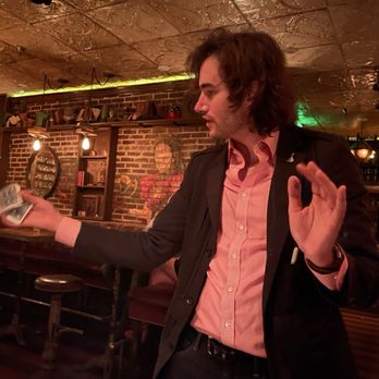 Black Rabbit Rose - Magician performing at our table - Cocktail Bars Near Me - Los Angeles, California