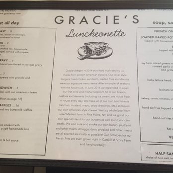 Gracie's Luncheonette - American Near Me - Leeds, New York