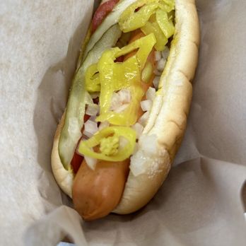 MO's Hot Dogs - Chicago-ish Polish hotdog !!!! - Hot Dogs Near Me - Napa, California