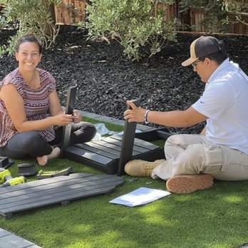 Bright Home Landscapes - My project manager and the social media guy helping assemble my chairs. Who else would do this?! - Landscape Architects or Designers Near Me - Sacramento, California Bright Home Landscapes - My project manager and the social media guy helping assemble my chairs. Who else would do this?! - Landscape Architects or Designers Near Me - Sacramento, California