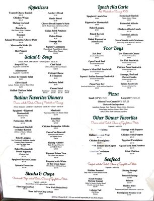 Menu photo 1 Saputo's Springfield, IL Menu photo 1 Saputo's Springfield, IL