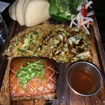 BiXi Beer - Ssam plate with crispy pork belly - Asian Fusion Near Me - Chicago, Illinois BiXi Beer - Ssam plate with crispy pork belly - Asian Fusion Near Me - Chicago, Illinois