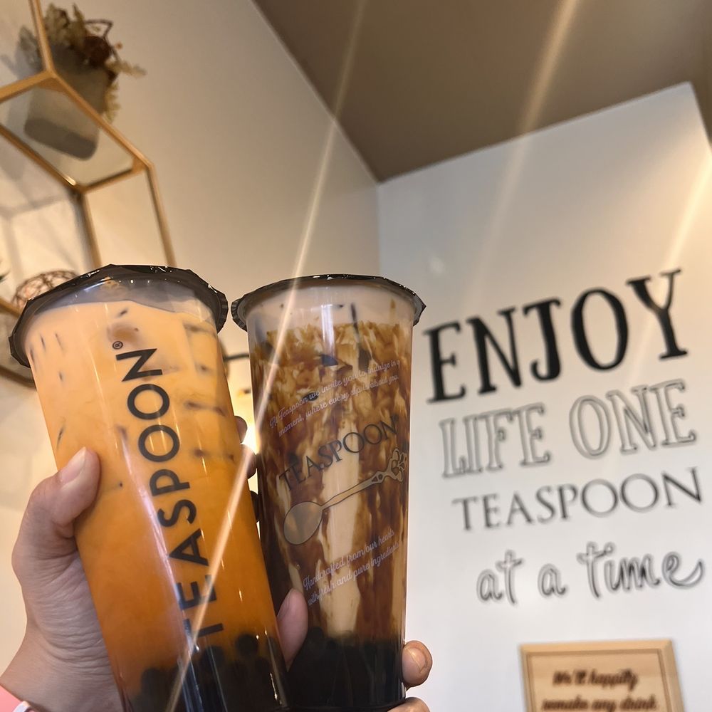 Teaspoon - Classic Thai Tea Caramel Cream - Bubble Tea Near Me - San Jose, California Teaspoon - Classic Thai Tea Caramel Cream - Bubble Tea Near Me - San Jose, California