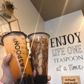 Teaspoon - Classic Thai Tea Caramel Cream - Bubble Tea Near Me - San Jose, California Teaspoon - Classic Thai Tea Caramel Cream - Bubble Tea Near Me - San Jose, California