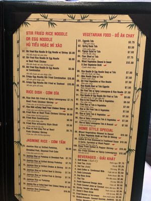 Menu photo 7 Viet Taste Albuquerque, NM
