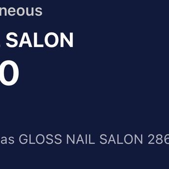 Gloss Nail Salon - Card charge - Nail Salons Near Me - Nichols Hills, Oklahoma