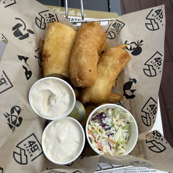 49th State Brewing - Anchorage - Halibut fish and chips - Breweries Near Me - Anchorage, Alaska