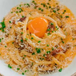 INI Ristorante - Spicy Miso Carbonara