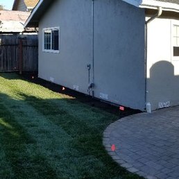 Finished back yard.