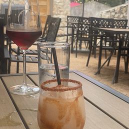 Sangria and rose Sangria and rose