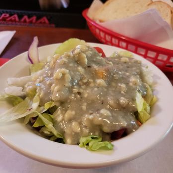 Meloni's Restaurant - Homemade blue cheese dressing on side salad - Italian Near Me - Uniontown, Pennsylvania