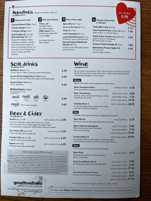 Menu photo 1 Nando's Carlisle, CMA