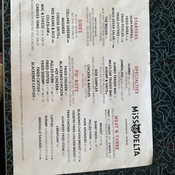 Miss Delta Restaurant and Bar - Menu - Southern Near Me - Portland, Oregon Miss Delta Restaurant and Bar - Menu - Southern Near Me - Portland, Oregon