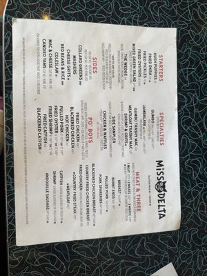 Menu photo 2 Miss Delta Restaurant and Bar Portland, OR Menu photo 2 Miss Delta Restaurant and Bar Portland, OR