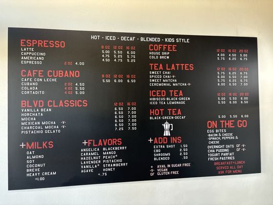 Menu photo 3 Blvd Cafecito Burbank, CA Menu photo 3 Blvd Cafecito Burbank, CA