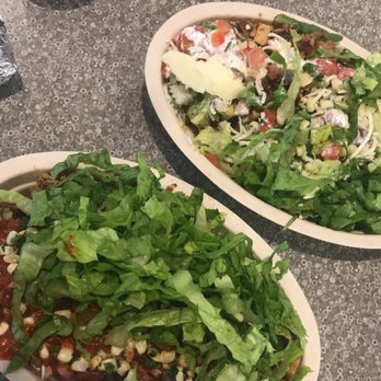 Chipotle Mexican Grill - Hardly made a dent in my bowl! - Mexican Near Me - Glendale, Arizona