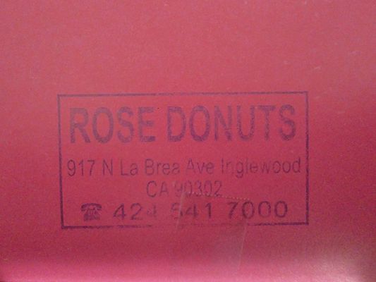 Rose Donuts And Ice Cream by null