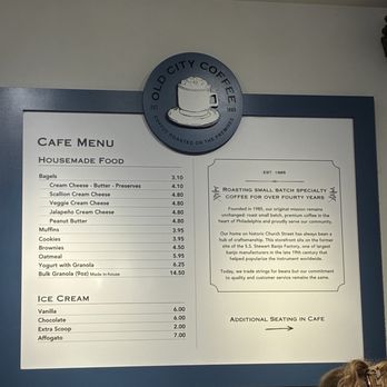 Old City Coffee - Cafe Menu - Coffee & Tea Near Me - Philadelphia, Pennsylvania Old City Coffee - Cafe Menu - Coffee & Tea Near Me - Philadelphia, Pennsylvania