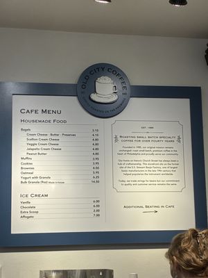 Menu photo 1 Old City Coffee Philadelphia, PA Menu photo 1 Old City Coffee Philadelphia, PA