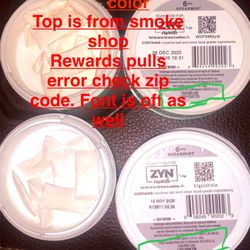 Select Smoke Shop - The top zyn was purchased at this smoke shop, the zip code clearly has a type-O. I found it odd how weird that they tasted compared to