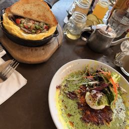 Shrimp Corn Cake. Short Rib Omelet Shrimp Corn Cake. Short Rib Omelet