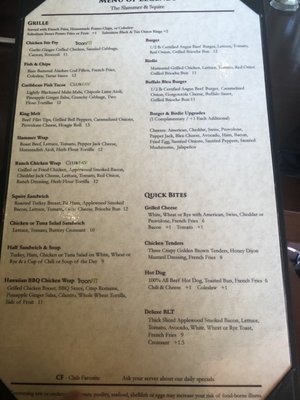 Menu photo 5 Legends Grille & Spirits St. Augustine, FL