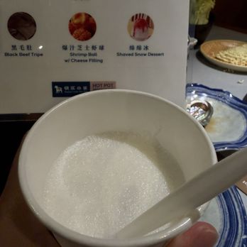 Happy Lamb Hot Pot - The shaved snow dessert. Check reference picture in back - Chinese Near Me - San Mateo, California Happy Lamb Hot Pot - The shaved snow dessert. Check reference picture in back - Chinese Near Me - San Mateo, California
