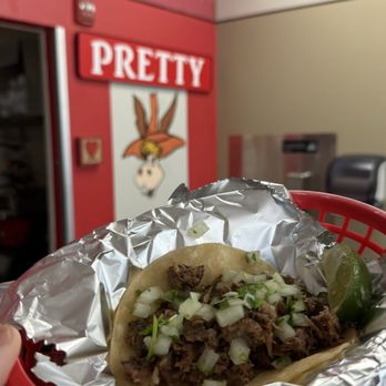 Pretty Burrito - Barbacoa taco it's new - Tacos Near Me - Flower Mound, Texas