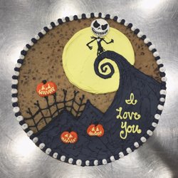 Mrs. Fields North Riverside Park Mall - Nightmare before xmas cookie cake