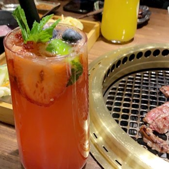 GAN-HOO BBQ - strawberry & mango mojito - Barbeque Near Me - Flushing, New York GAN-HOO BBQ - strawberry & mango mojito - Barbeque Near Me - Flushing, New York