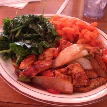 Little Purity - Chicken teriyaki with sautéed spinach and carrots. Great. Everything well prepared. - Diners Near Me - Brooklyn, New York Little Purity - Chicken teriyaki with sautéed spinach and carrots. Great. Everything well prepared. - Diners Near Me - Brooklyn, New York