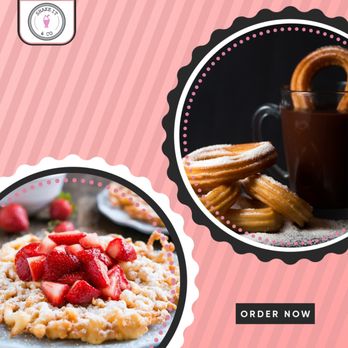 Shake It And Co - a cup of coffee and a plate of pretzels - Coffee & Tea Near Me - Mississauga, Ontario Shake It And Co - a cup of coffee and a plate of pretzels - Coffee & Tea Near Me - Mississauga, Ontario