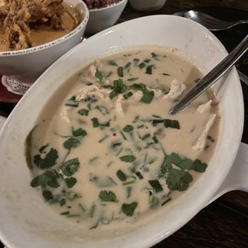 Thai District - Chicken Tom kha soup - Thai Near Me - Long Beach, California