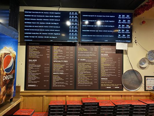 Menu photo 1 Famous Pizza & Beer Sedona, AZ