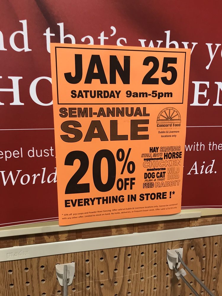 CONCORD FEED PET & LIVESTOCK SUPPLIES 37 Photos & 52 Reviews 7104