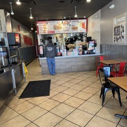 Charleys Cheesesteaks - Charleys Cheesesteaks lobby. The best and delicious food made to order. This restaurant has great service and is so bright and warm.