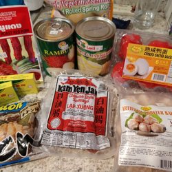Family Mart - The items I picked up today. Lots of goodies that I'm excited to try all of it! Egg rolls took 12 mins and we're super good.