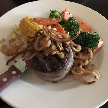 21 Steps Kitchen & Bar - Bacon wrapped filet mignon - Steakhouses Near Me - Whistler, British Columbia